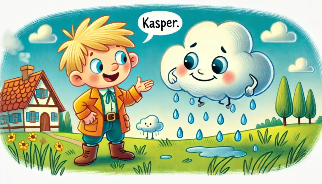 Gute Nacht Geschichte für Kinder - Kasper, der Wolkenflüsterer