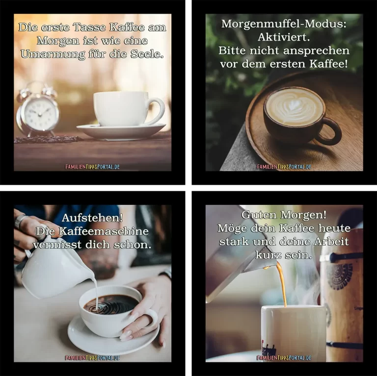 Guten Morgen Kaffee Bilder kostenlos