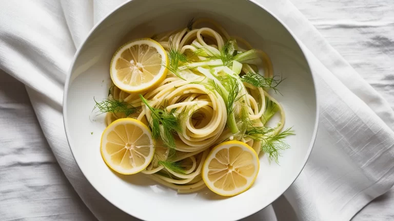 Pasta mit Fenchel und Zitrone Rezept