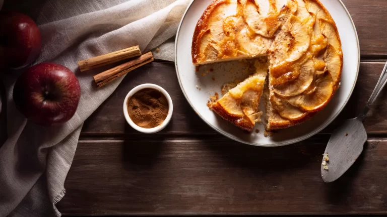 Veganer Apfelkuchen ohne Zucker