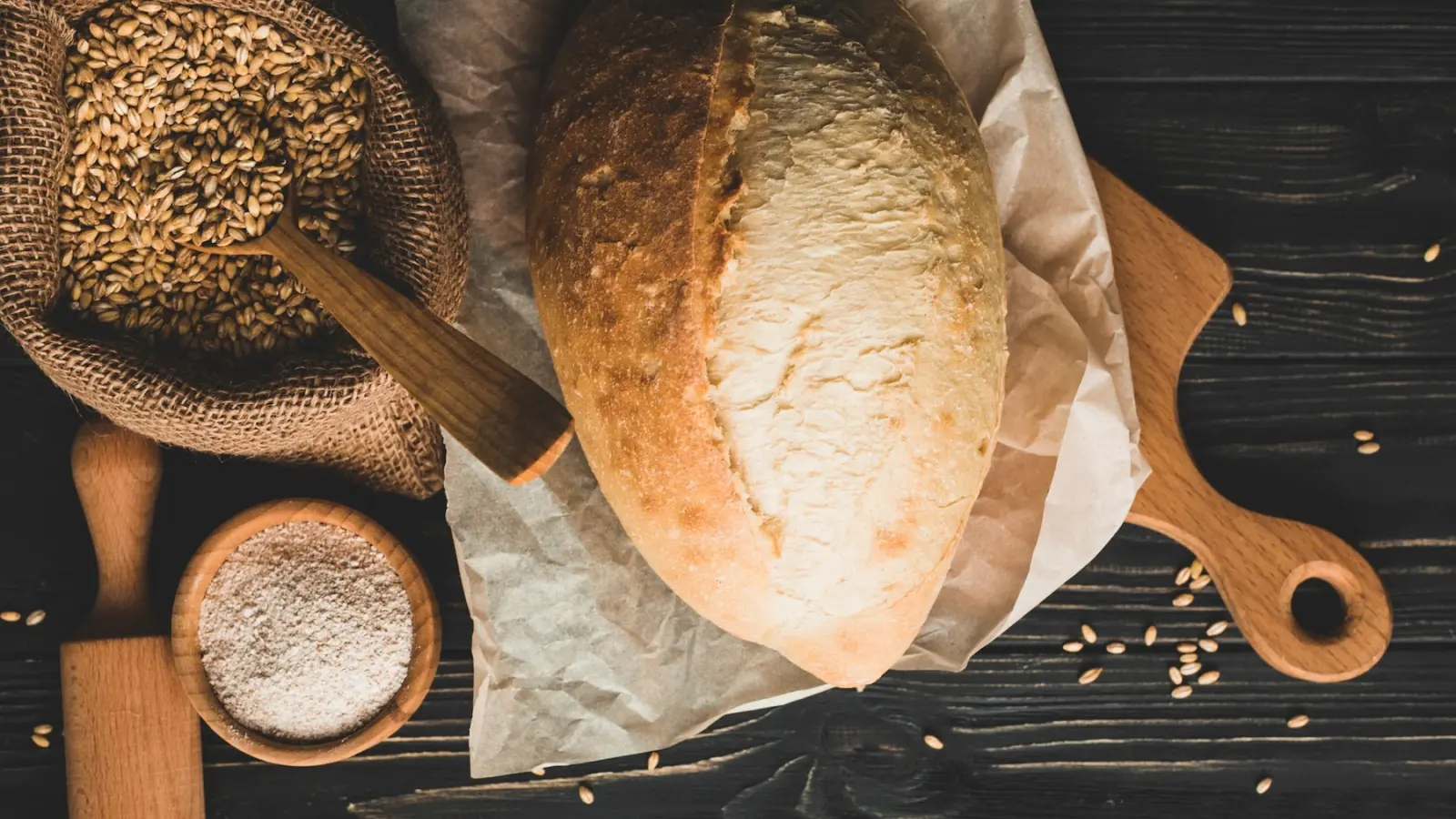 Brot mit Buchweizenmehl ohne Hefe